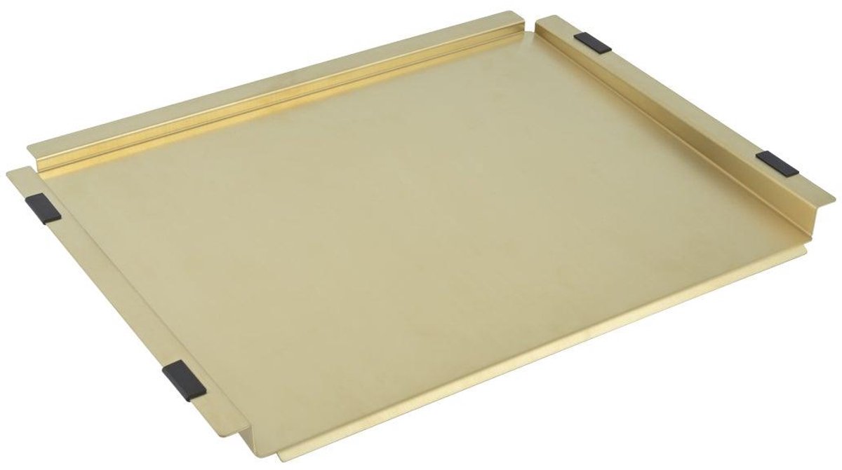 Pure.Sink Exclusivo gouden mobiele afdruipschaal afdruipplaat 440x335mm voor spoelbak PEXTRAY-60