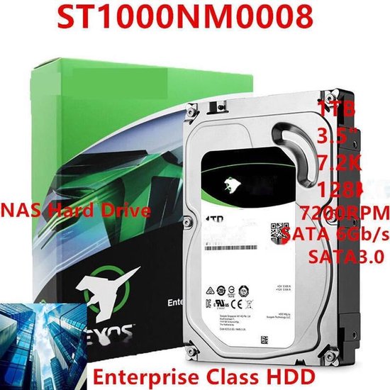 Interne Harde Schijf - Opslag Schijf - Data Opslag - Snelle SATA III - 1 TB - Grijs van Interne Harde Schijf — afbeelding 2