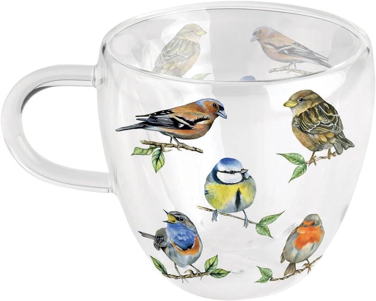 Glazen Mok - Dubbelwandig Glas - Dranken Serveren - Dierenmotief Design - 250 ml - Transparant