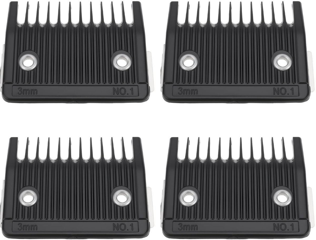 Cosensi - Dailygoods - 4 Stuks Clipper Attachment Kam 3mm voor Tondeuse