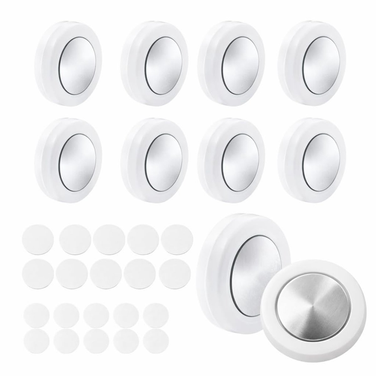 Cosensi - Dailygoods - Set van 10 Magnetische Afstandsbediening Beugels Zonder Boren