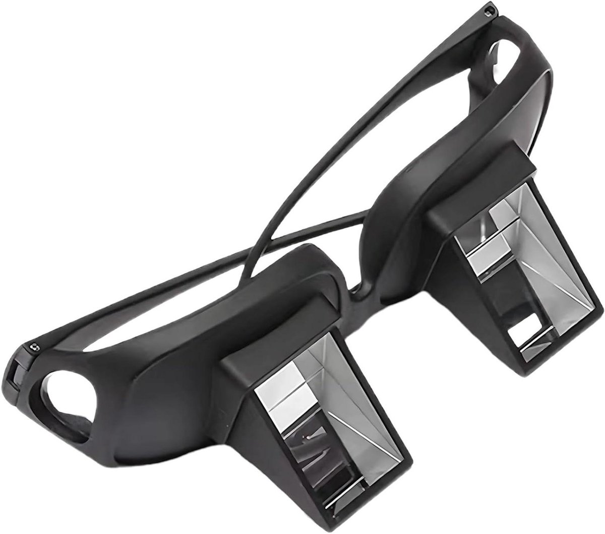 Luie bril - Leesbril liggend - Ontspannen lezen - Anti-nekbelasting prisma - 16 x 7 x 5 cm - Zwart