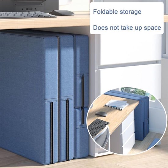Opvouwbare Matras - Gastenbed Vloerbed - Kamperen Reizen - Wasbare Hoes Kussen - 200 x 90 cm - Grijs — afbeelding 2