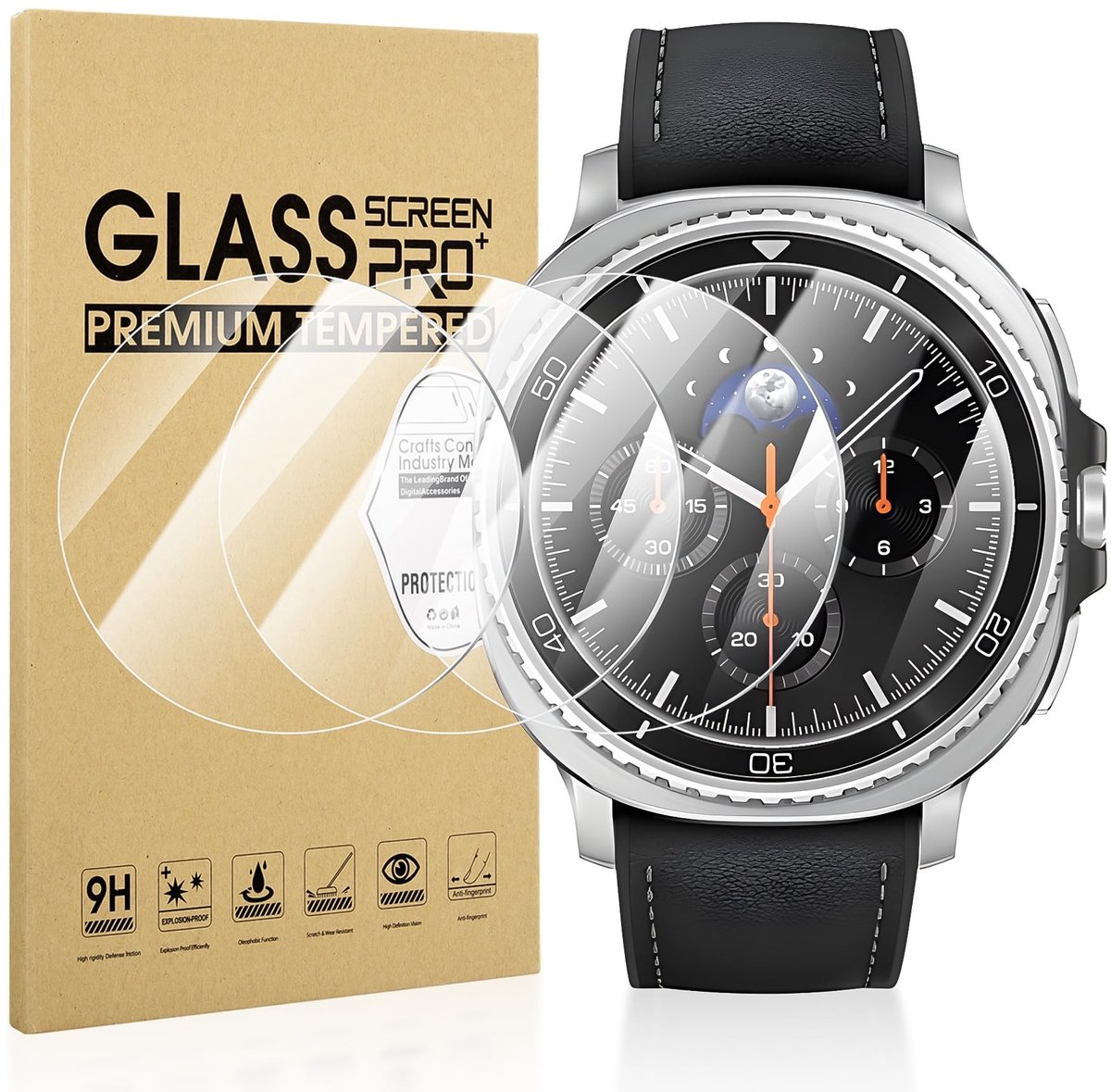 Dailygoods - Schermbeschermer voor Samsung Galaxy Watch 8 Classic 46mm