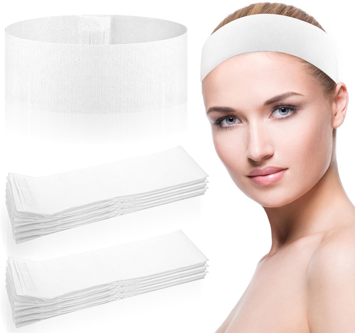 Dailygoods - Wegwerp Spa-Gezichtshoofdbanden voor Cosmetica