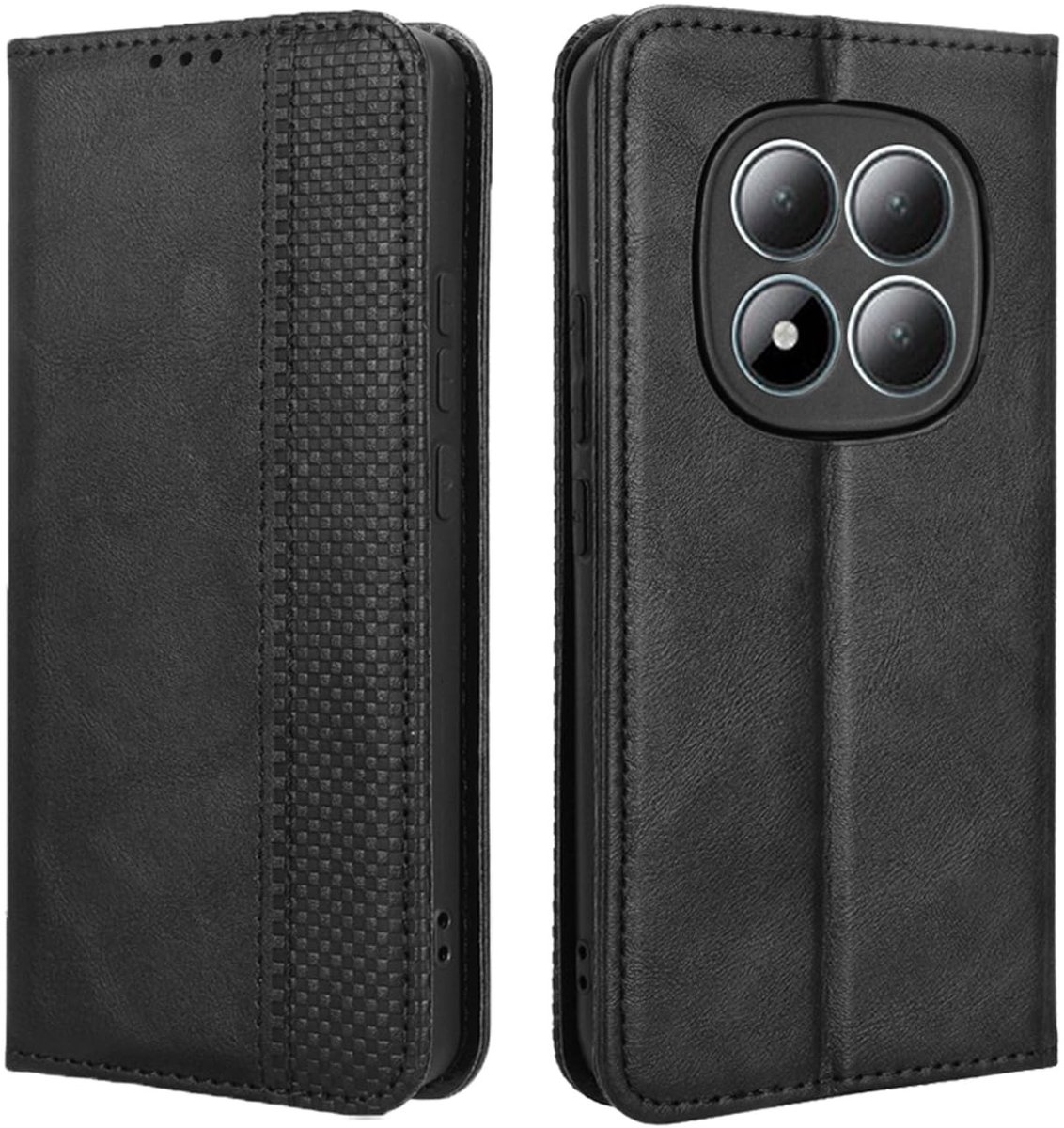 Dailygoods - Retro Stijl Hoesje voor Smartphones met Kaartsleuven en Kickstand
