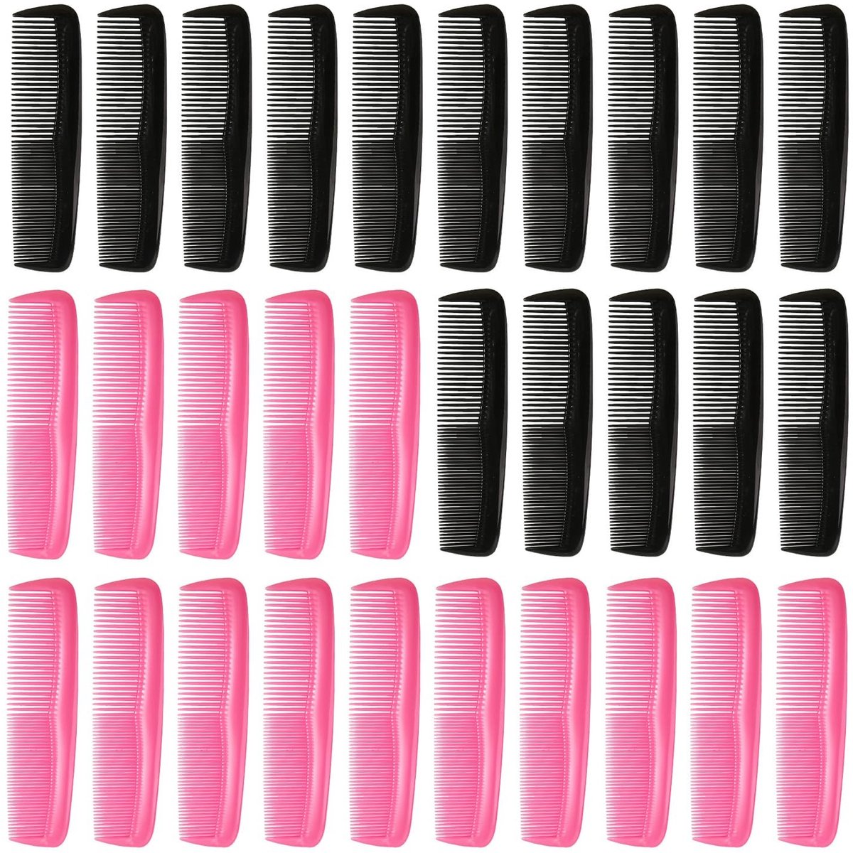 Dailygoods - Set van 30 Draagbare Kammen voor Kappers en Reizen