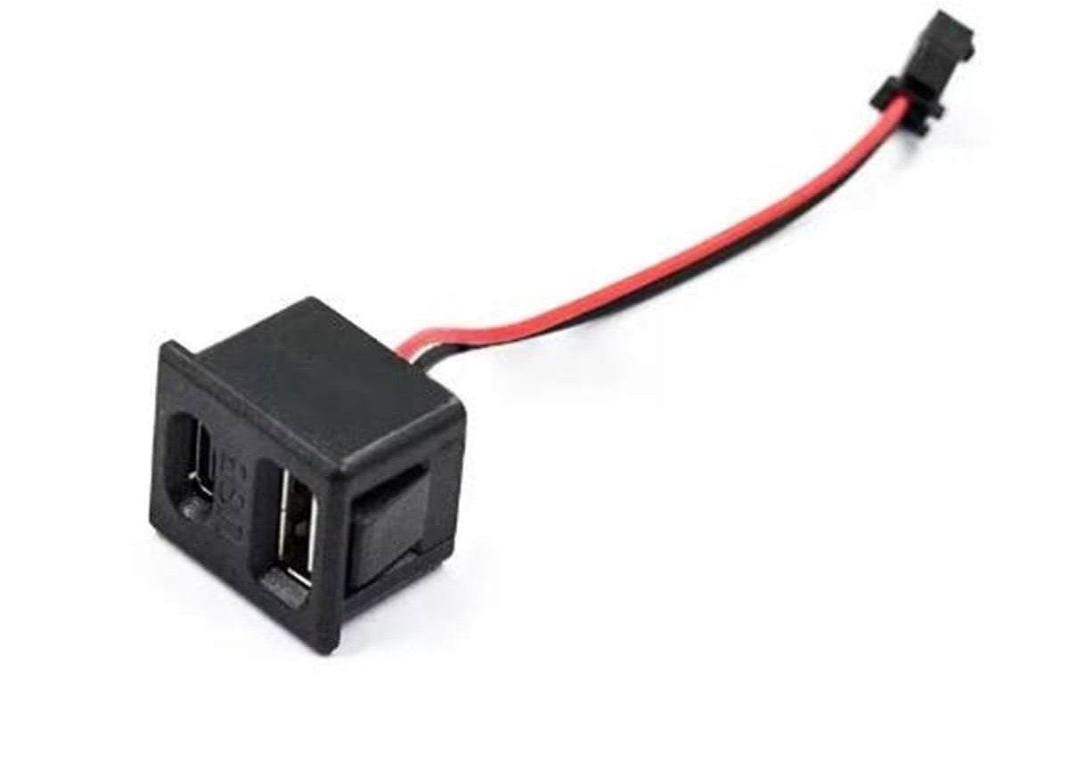 Dailygoods - Dubbellaags USB Type-C Oplaadconnector met Kabel