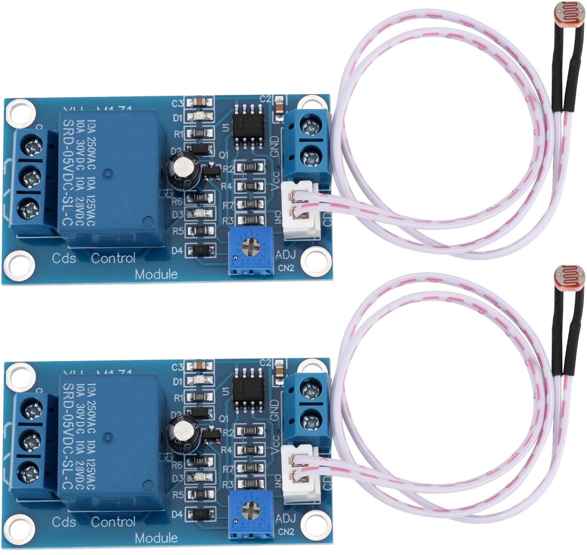 Dailygoods - Set van 2 Lichtgevoelige Weerstand Modules voor Automatische Controle