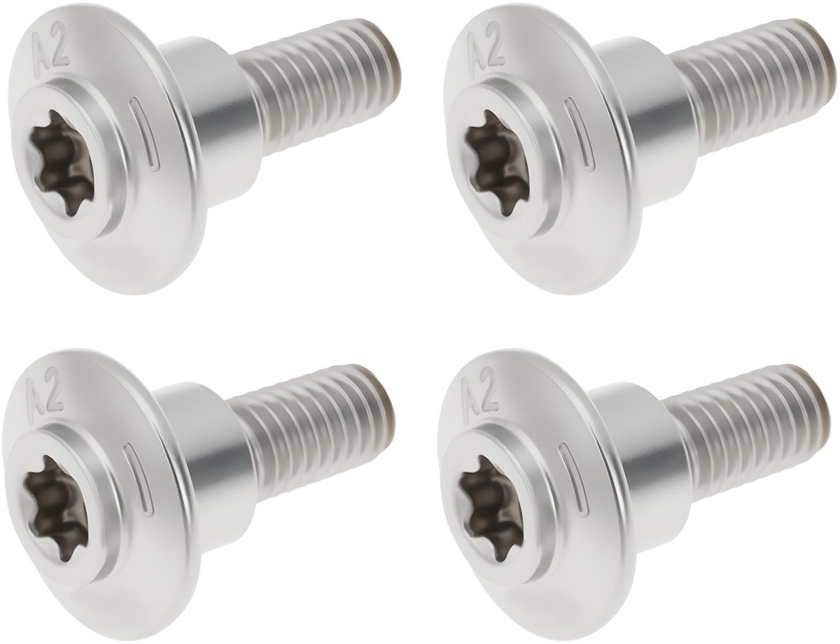 Dailygoods - Set van 4 Roestvrijstalen Kuip Fender Schroeven M5x17.5