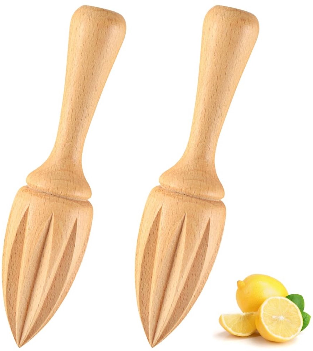 Dailygoods - Set van 2 Houten Citruspersen voor Sappen