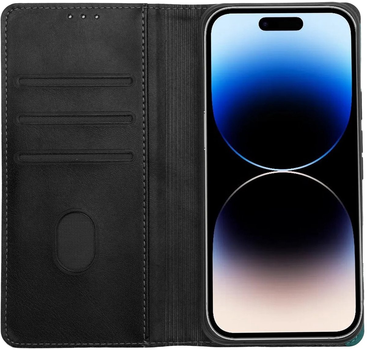 Dailygoods - Flip Telefoonhoesje met Kaartsleuven voor Google Pixel 9 Pro XL