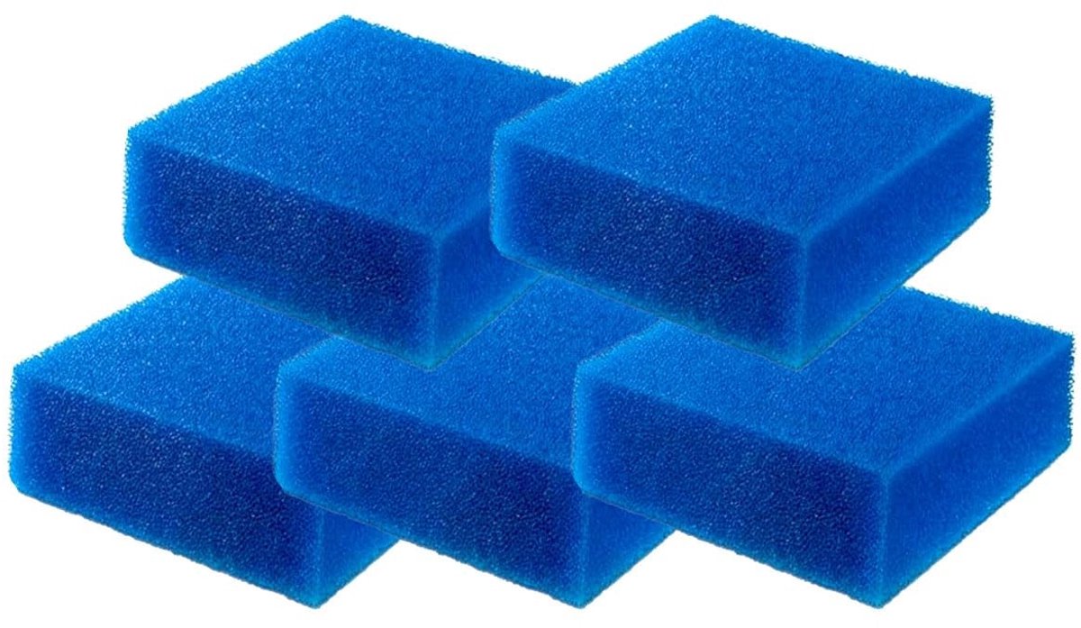 Dailygoods - Set van 5 Compatibele Filtersponsen voor Aquariums