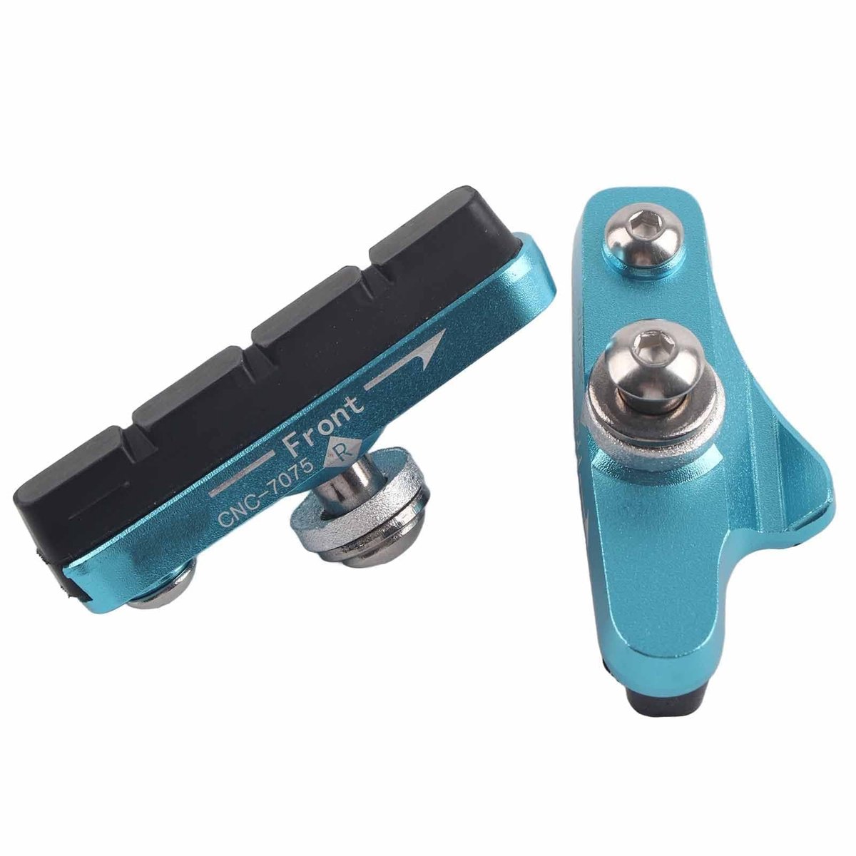 Dailygoods - 2 Stuks Fietsremblokken Vervanging voor Schoenremmen