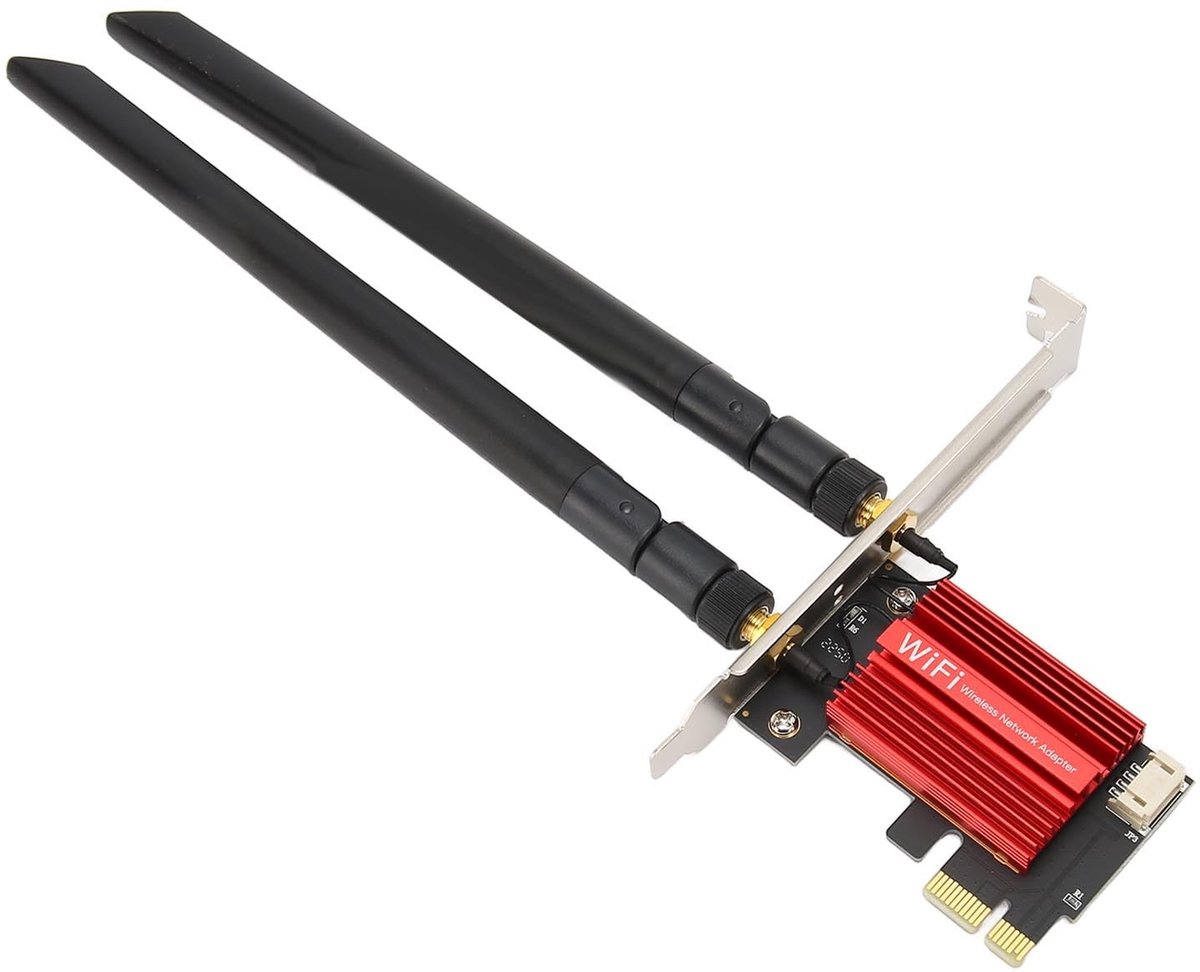 Dailygoods - Dual Band PCIe Netwerkkaart 300Mbps en 867Mbps