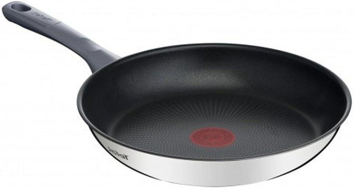 Braadpan All-purpose pan - Ronde pan - Dagelijks koken - Roestvrij staal - 24 cm - Zilver