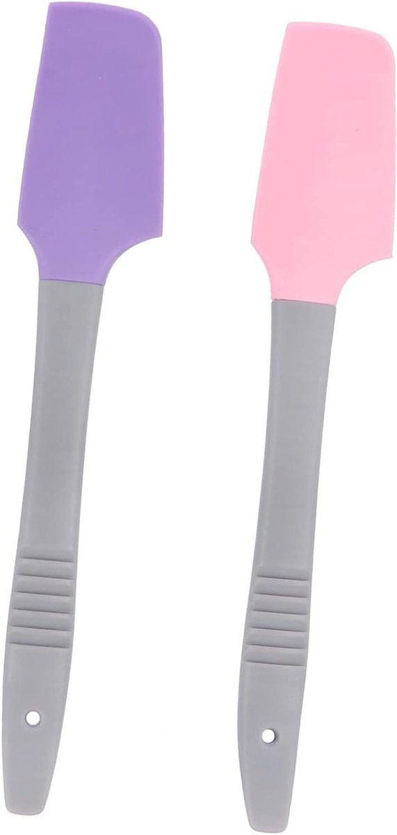 Wax Spatula Set - Applicator Sticks - Ontharingshulp - Herbruikbaar Silicone - 2 Stuks - Assorti