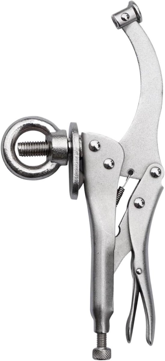 Snelspanklem - Werkplaatspanner - Werkstuk Vastzetten - Corrosiebestendig Design - 23 cm - Grijs
