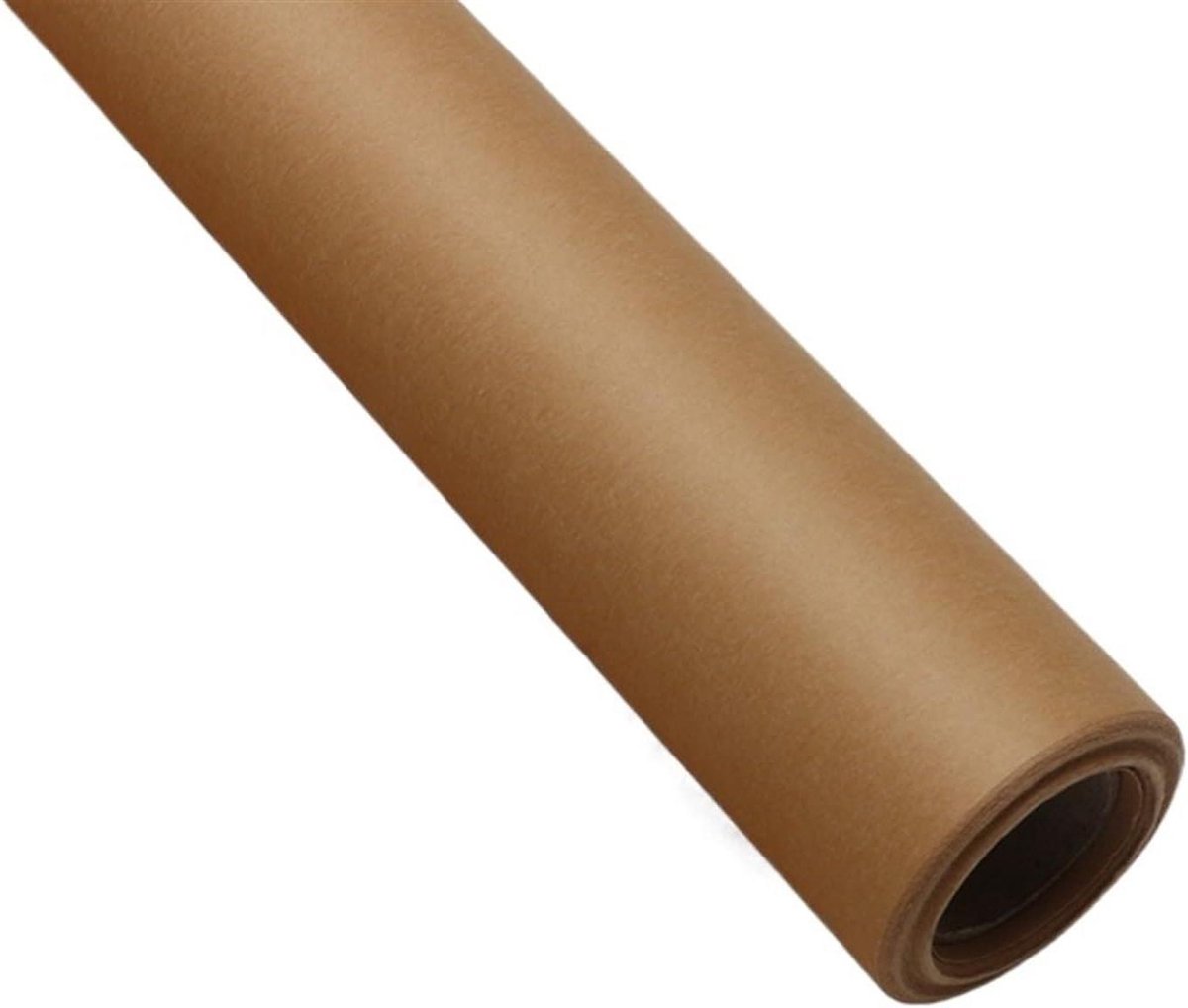 Bloem inpakpapier - Kraftpapier rol - Boeketten verpakken - Waterbestendig materiaal - 30 cm x 5 m - Bruin