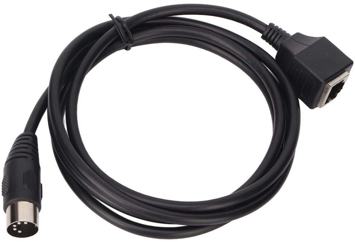 Dailygoods - Dailygoody - Din 5 Pin Naar RJ45 Kabel - Audio Mixer Kabel - 4,9 ft - Keyboard Kabel - Geschikt voor Elektronische Drum