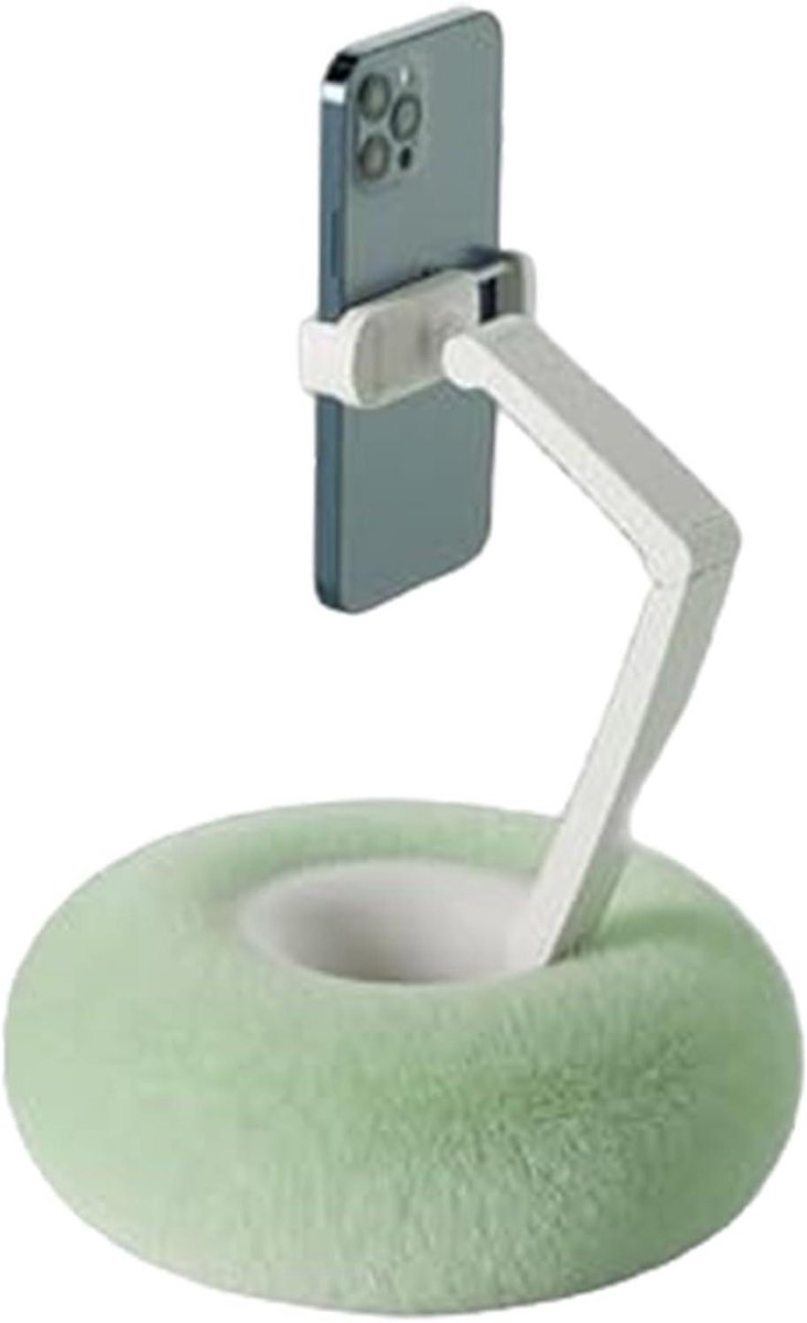 Tablet Kussen Stand - Zachte Houder - Comfortabel Lezen - Meerdere Hoeken - 4-7 inch - Groen