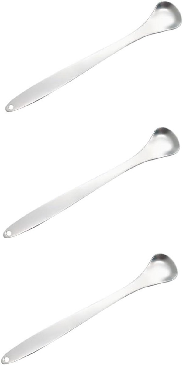 Tong Schraper - Tongreiniger Set - Frisse Adem - Dubbelzijdig Ontwerp - 3 Stuks - Zilver