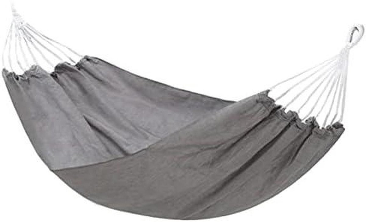 Hangmat - Schommelstoel Buiten - Ontspannen in Natuur - Lichtgewicht Draagbaar - 190x80cm - Grijs