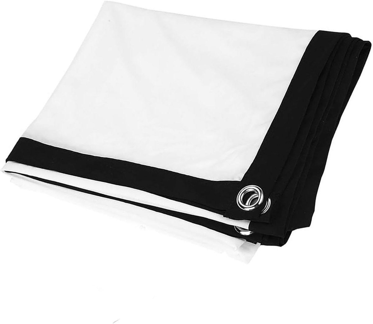 Projectiescherm Naar Beneden Trekken, Projectieschermen Projectorscherm 100 Inch Projectorscherm met Projectorscherm voor Thuisbioscoop, Binnen en Buiten (ZJchaobucoanekgg-02)