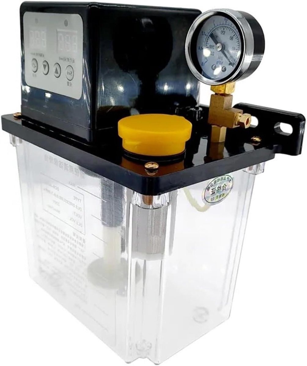 Automatische Smeerpomp - Oliepomp Besturing - Machine Onderhoud - Instelbare Timer - 2L Capaciteit - Zwart