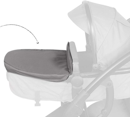 Voetenzak Kinderwagen - Babyzak Kinderwagen - Baby Warm Houden - Voor Dubbele Kinderwagen - 48 x 48 x 1 cm — afbeelding 3
