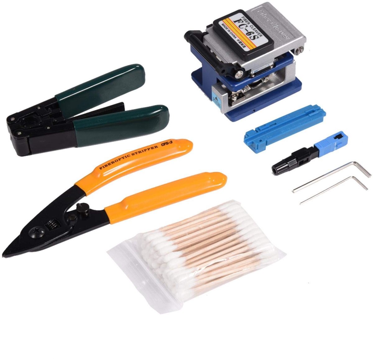 Dailygoods - Dailygoody - Glasvezel gereedschapset - Glasvezelmes - FC-6S - Snijgereedschap - Kit - FTTH - Optische vezel - Snijgereedschap - Geschikt voor -
