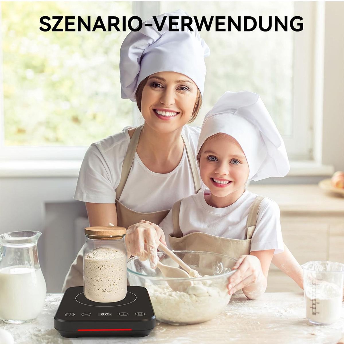Brooddeeg fermenteerkast, fermentatietijd 12 uur, digitale temperatuurregeling, is de ideale keuze voor thuisbakken