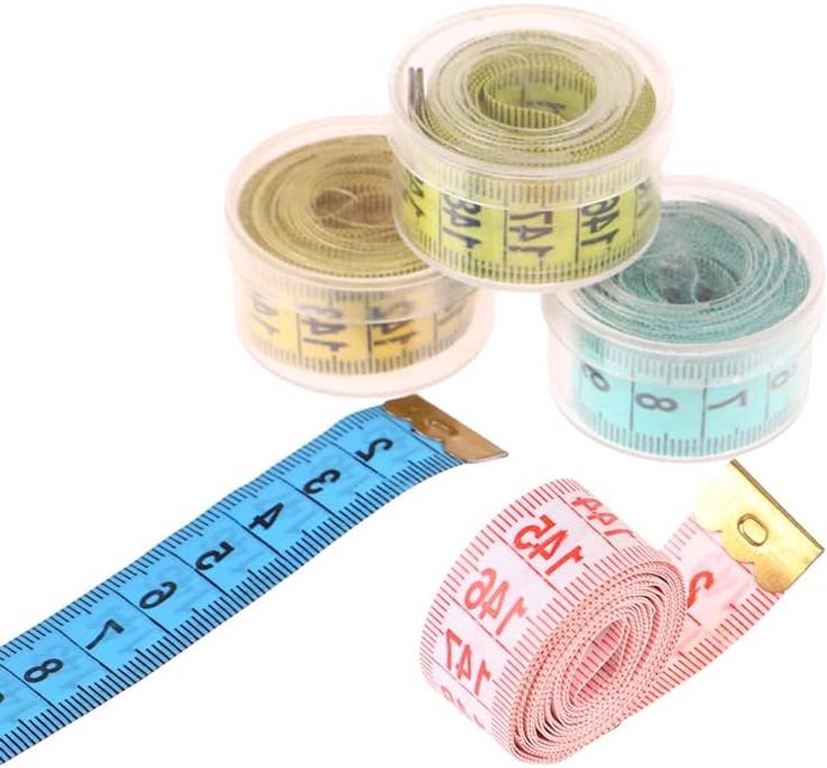 Naaien Meetlint - Zachte Liniaal - Kleding Maken - Duidelijke Markering - 150 cm - Willekeurig