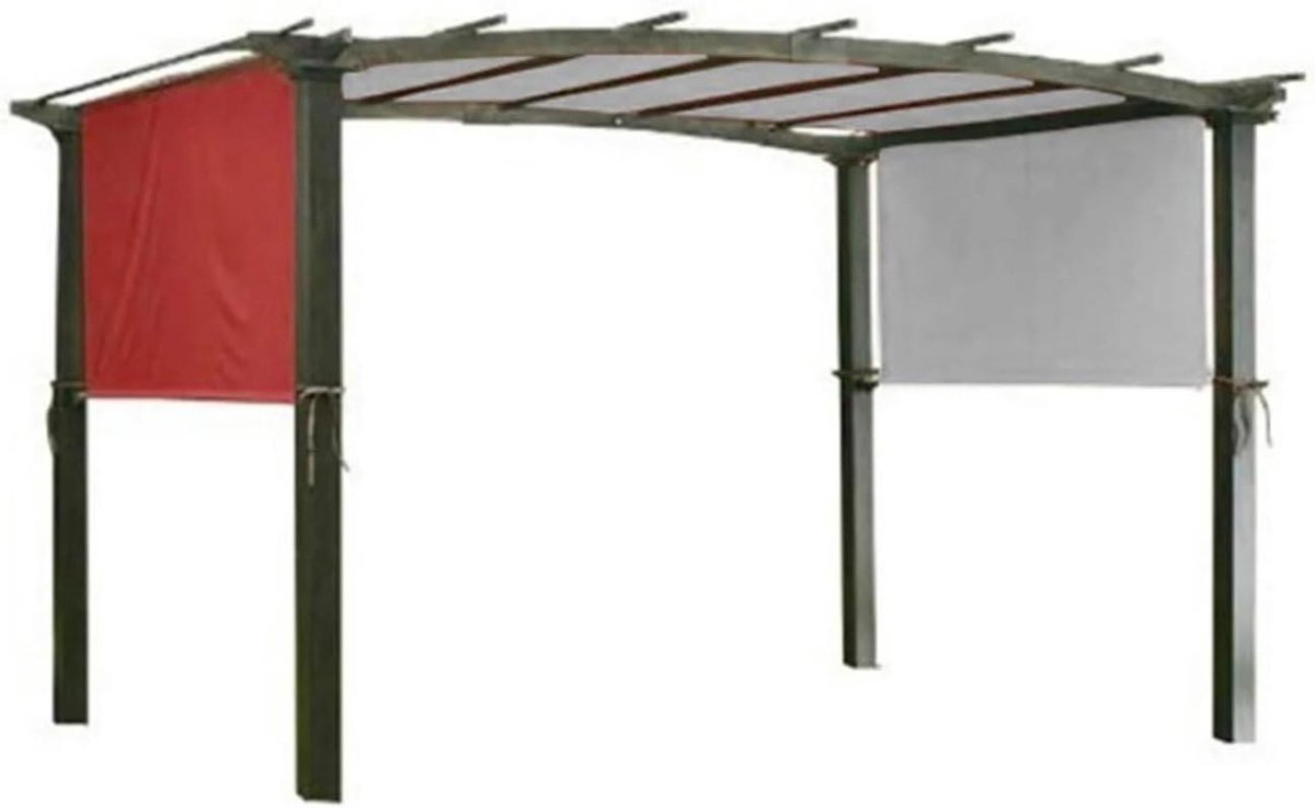 Gazebo Dakbedekking - Pergola Vervanging - Buiten Leven - Waterdicht Ontwerp - 5.2 x 2 m -