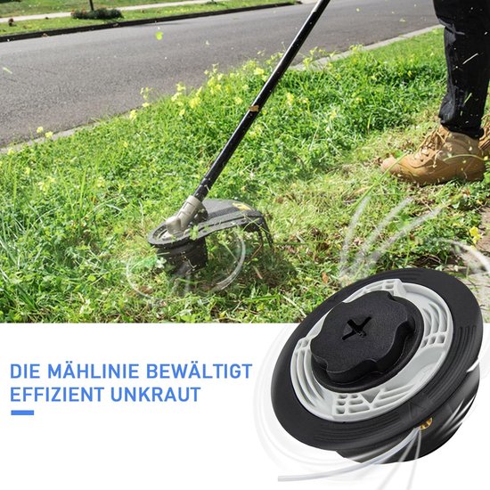 Set van 2 Autocut C6-2 maaikoppen met 2 schroefdraden - 2,0 mm - vervangt 4006 710 2126 - geschikt voor FS 38, 40, 45, 50, FSE 60, 71, 81, enz. - voor maai- en pleisterwerk — afbeelding 4