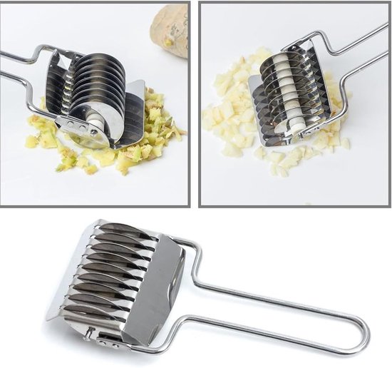 RVS Noodle Cutter voor het Snijden van Pasta, Spaghetti en Noedels - Keuken Gereedschap voor Het Maken van Deeg en Pasta — afbeelding 3