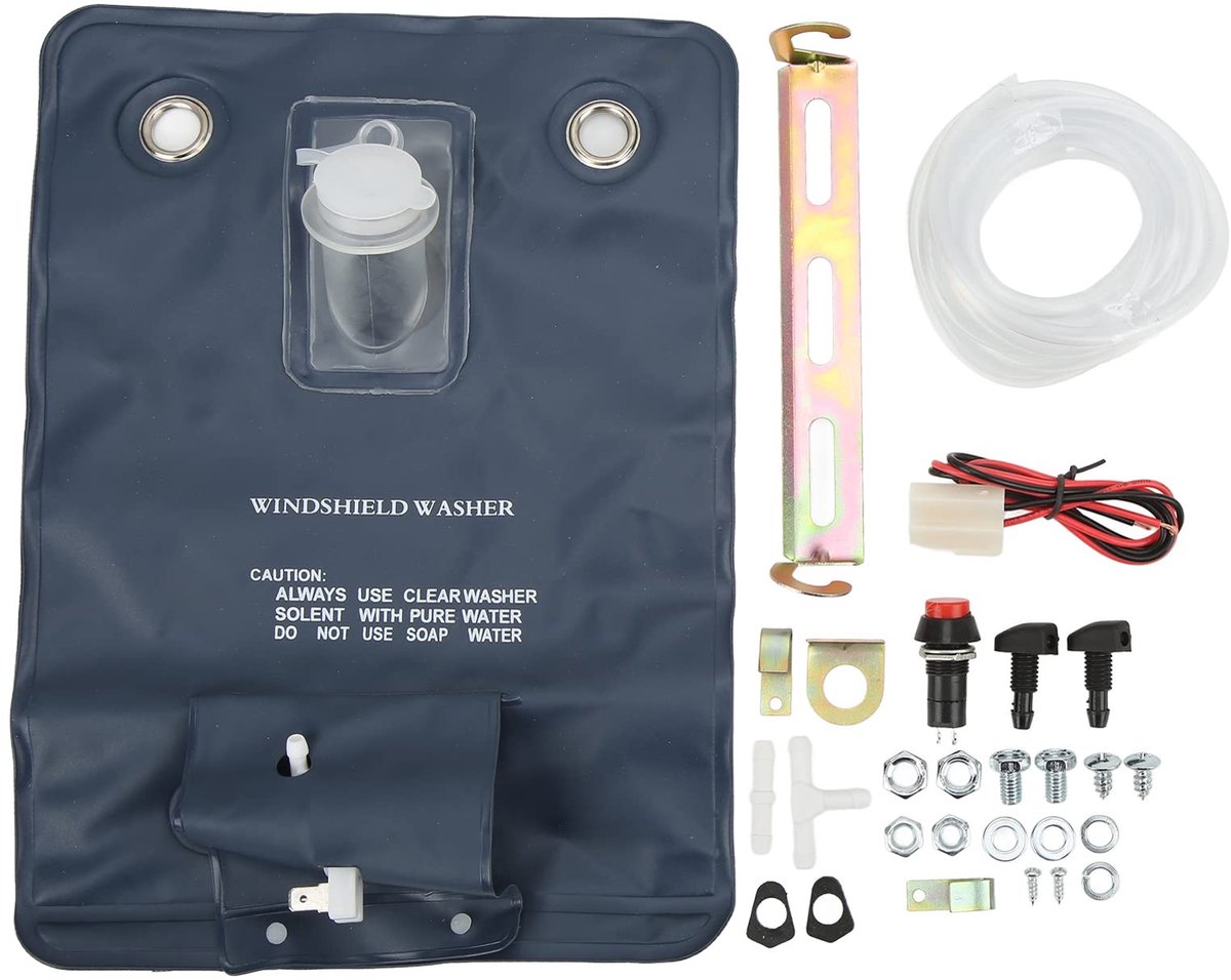 Allecto - Ruitensproeierpomp - Compact en Handig - Voor 12V-auto's - Universeel - Stabiele prestaties - Ideaal voor garage en reparatie