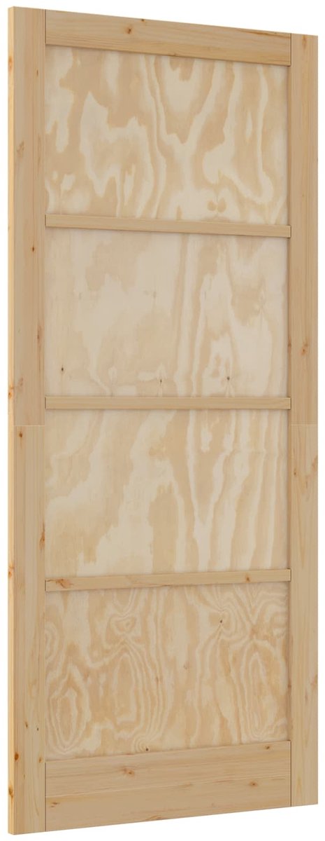 vidaXL - Interne - Deur - 93 - x - 211 - cm - Multiplex - Naturel