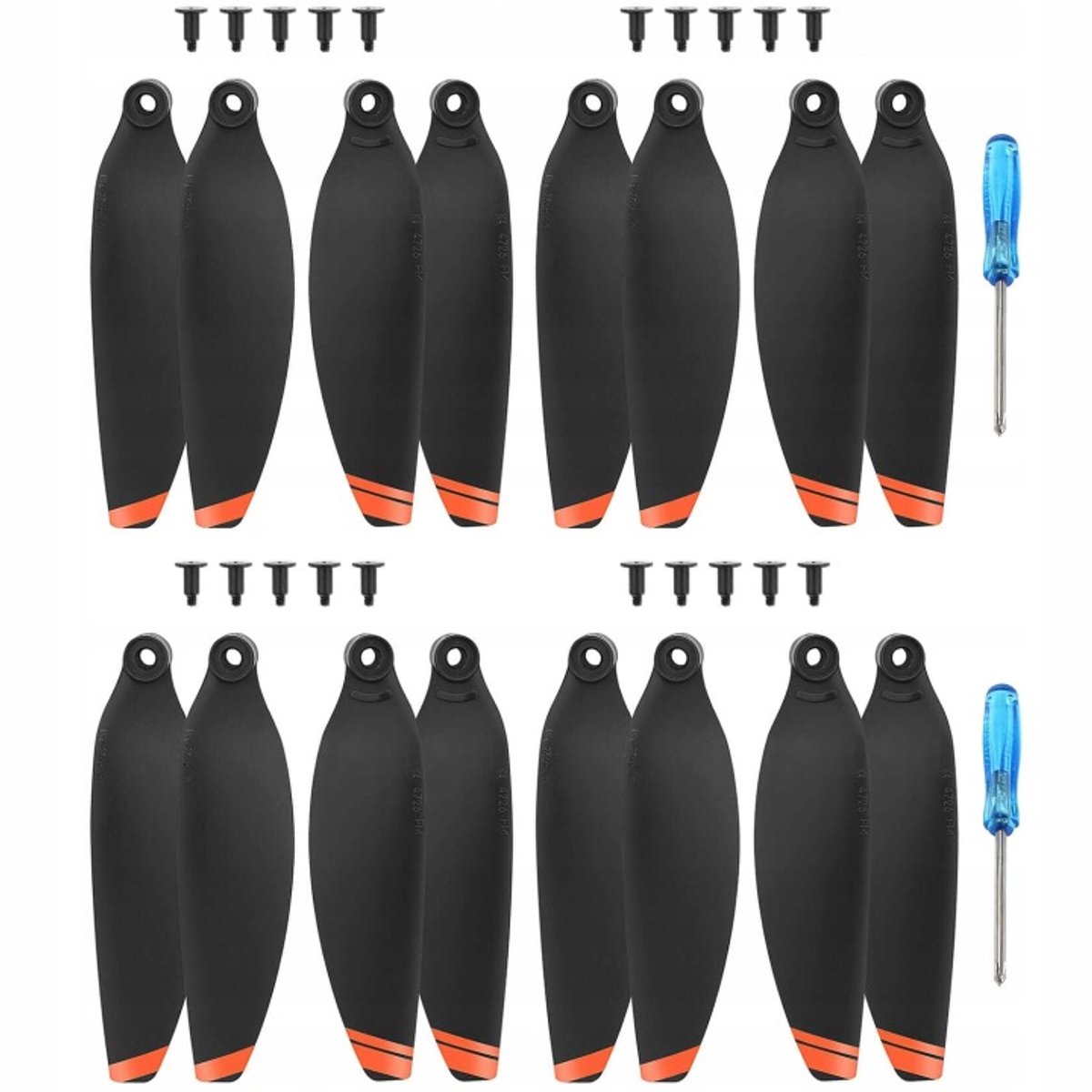 Propellers voor DJI Mavic Mini 2 / SE / 2 SE drones - 2 sets, 16 propellers per set