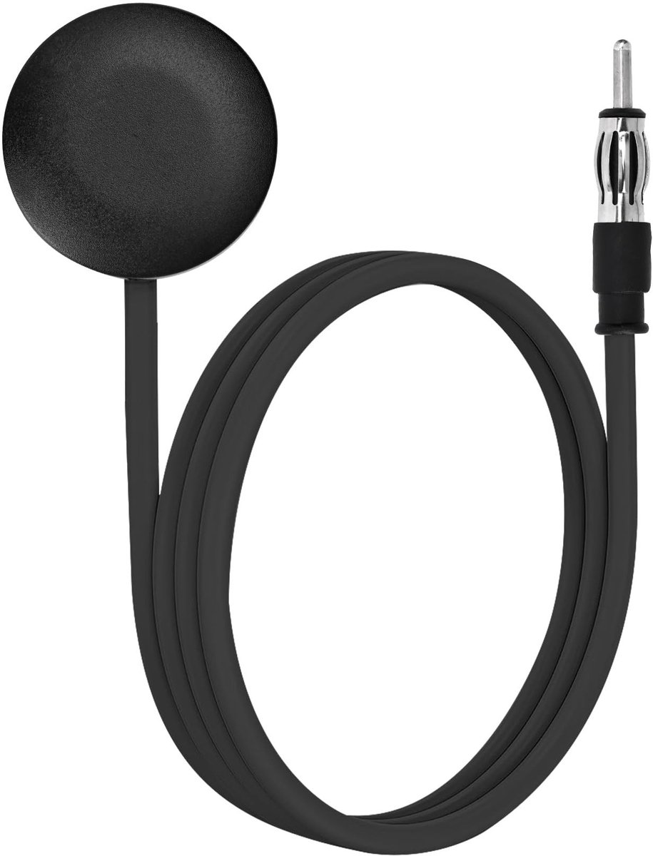 NTHProducts Car Radio Antenna FM Antenne Perfecte ontvangst Universele antenne 3 meter kabel Geschikt voor auto en SUV plug