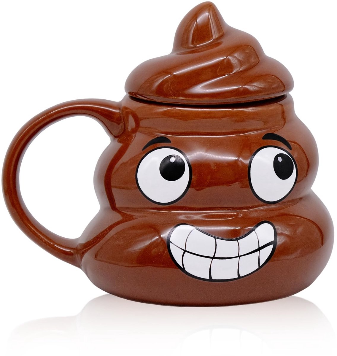 Creatieve Poep Mok - 3D Grappige Keramische Koffiemok - 400ml - Creatief Cadeau Idee