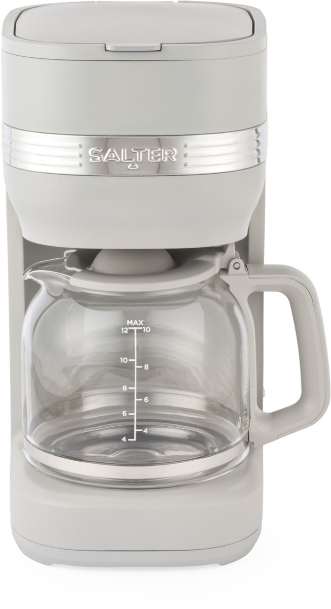 Salter Rise Filter Koffiezetapparaat - 1,5L Glazen Karaf & Lepel, 900W