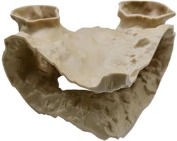 Aquarium Hol - Natuurlijk 3D-Print Decoratie - 14x14x8cm - Veilig Verstopplek Voor Vissen En Garnalen - Zandgeel