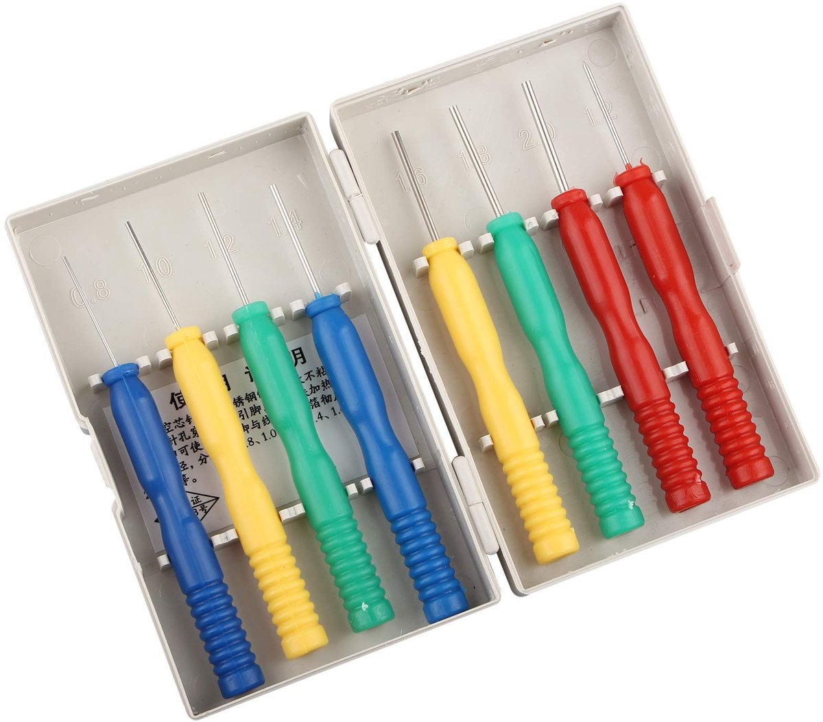 Dailygoods - Dailygoody - Anti-aanbak Desoldeertool - Holle Naald - Roestvrijstaal - Voor IC-extractie - Voor elektronische componenten - 8 stuks