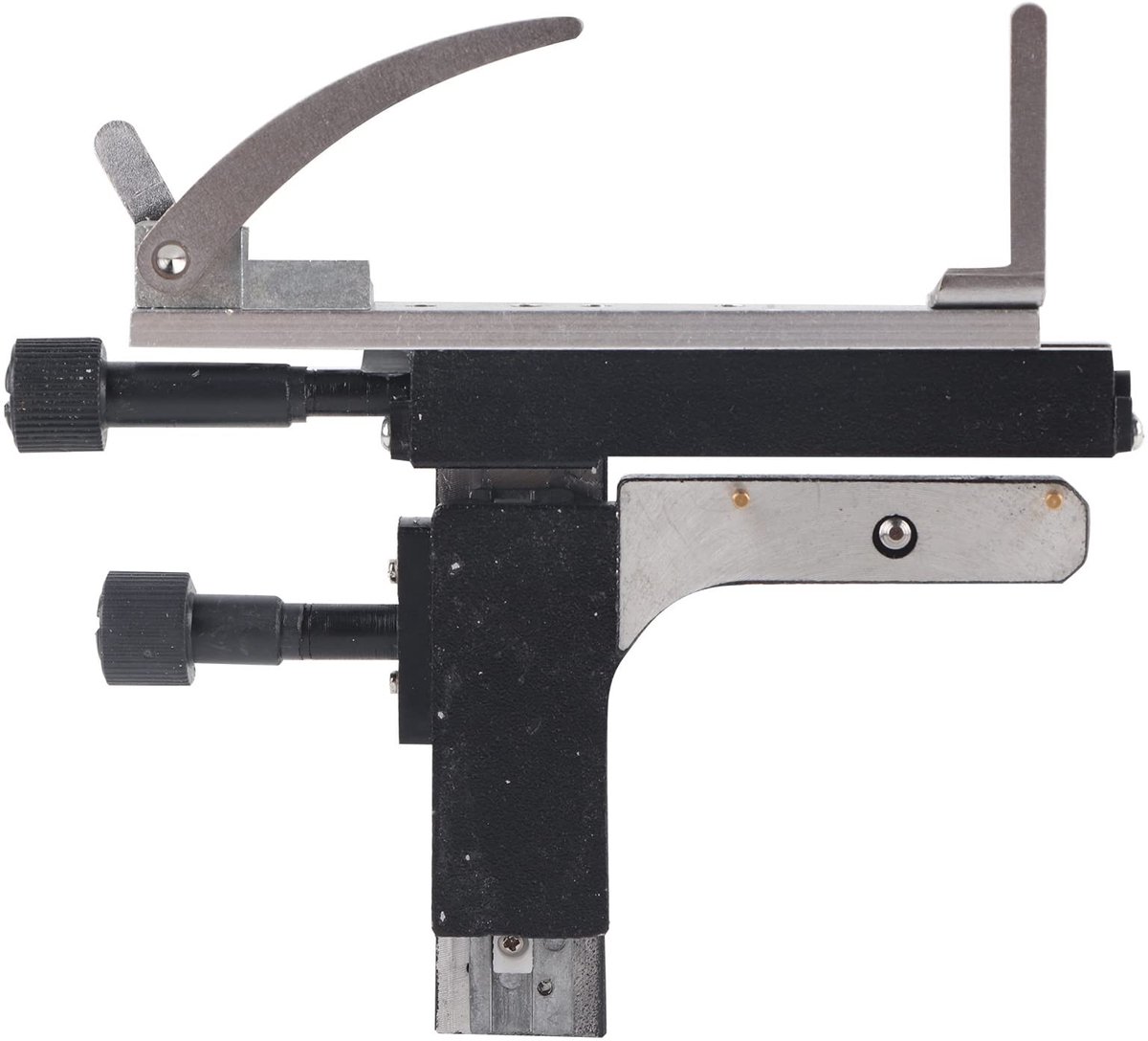 Dailygoods - Dailygoody - Microscoop Tafel - Professionele Bewegende XY Caliper - Zwart - Microscoop Accessoire - Precisie Beweging - Geschikt voor Microscoop