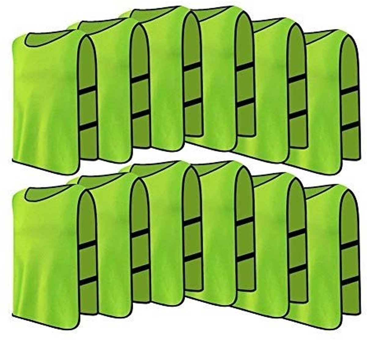 Dailygoody - Fietsenrekken En Opslag - Training Shirts - Ademend en Sneldrogend - Set van 12 - Teamsport Accessoire - Perfect voor Sportteams - Mesh D...