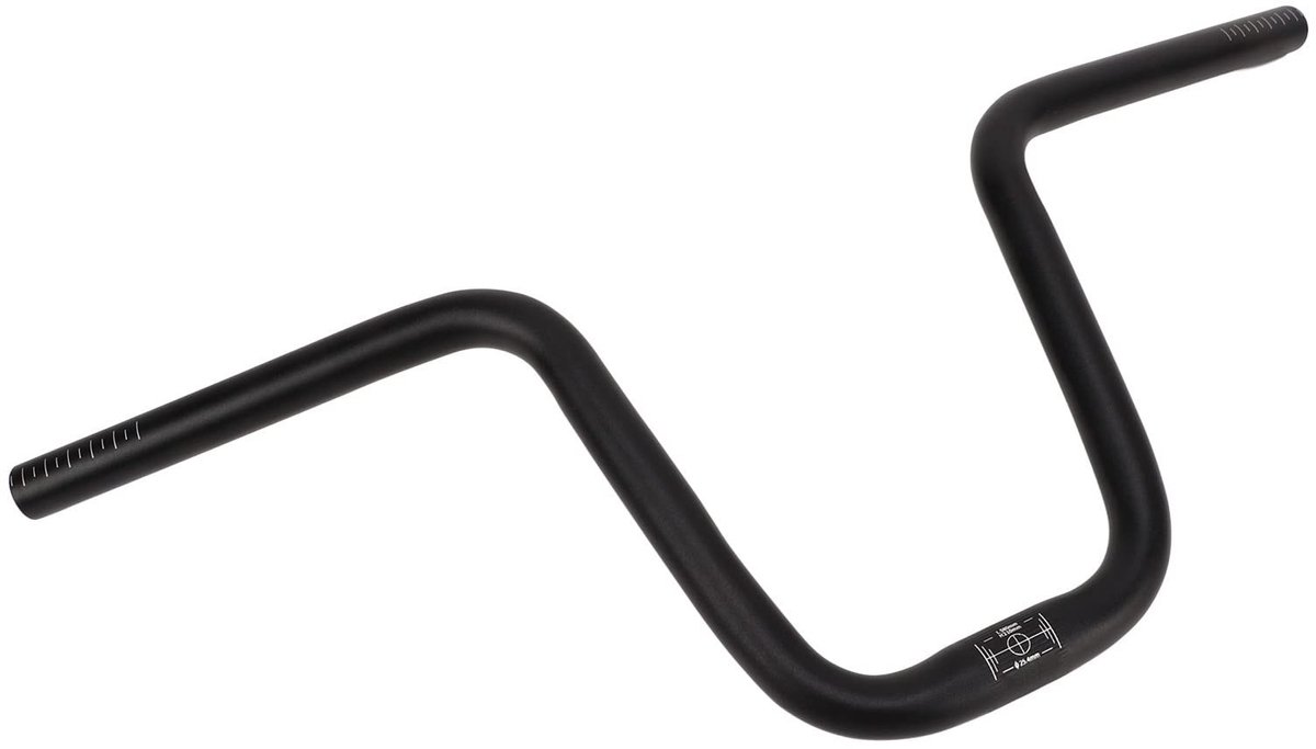 Dailygoods - Dailygoody - Mountainbike Riser-stuur - Anti-vibratie - Ergonomisch ontwerp - 25,4 mm x 580 mm - Lichtgewicht en comfortabel - Fiets onderdelen - Gesc
