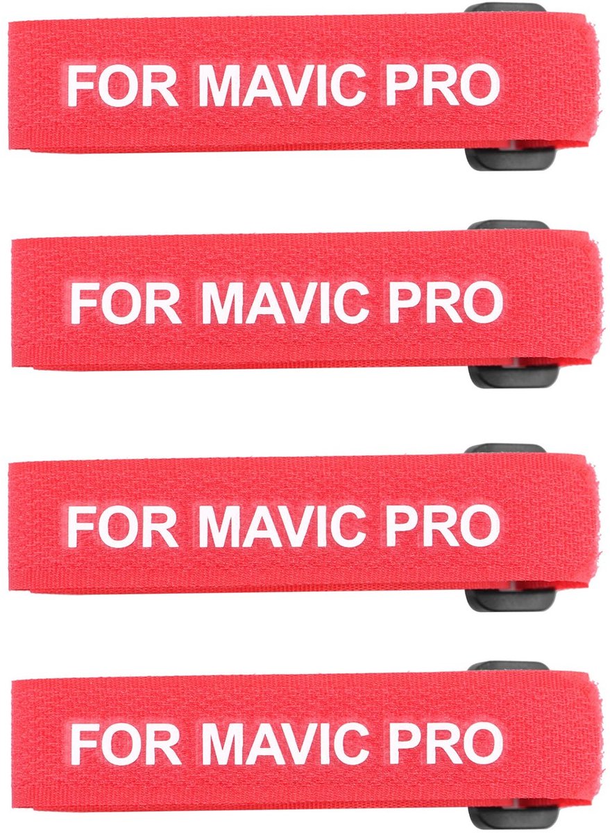 Dailygoods - Dailygoody - Propeller Blade Tape Bandjes - Bescherming voor Drone - Rood - Universele Propeller Stabilisatoren - Geschikt voor Mavic Air 2/Air 2S/Pro