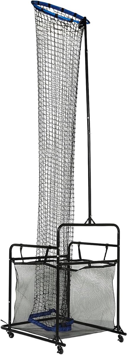 Volleybalnet 50 x 76 x 330 cm voor trainingen, verstelbare hoogte en hoek, ideaal voor beginners en gevorderden, trainingsapparatuur voor volleybaltraining