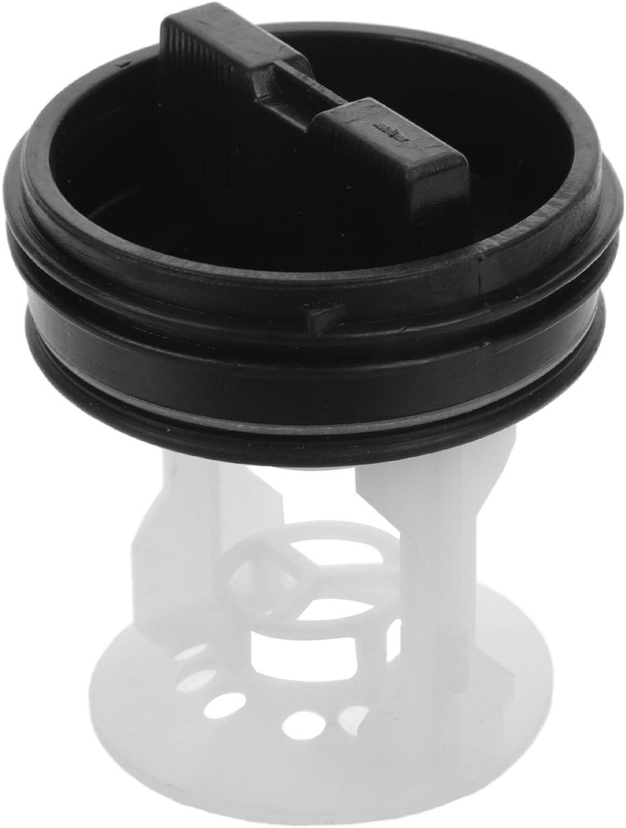 Vervangende Afvoerpomp voor Wasmachine met Afvoerlid en Dichtingsring - Accessoires voor Efficiënte Waterafvoer en Onderhoud
